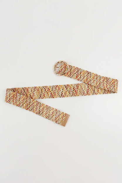Multi-colored stretch Belt