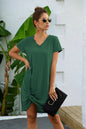 Short sleeve T-shirt dress - Shamarr Barquet 