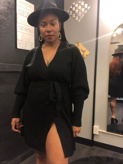 Cardigan to Sweater Dress