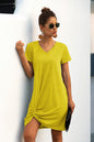 Short sleeve T-shirt dress - Shamarr Barquet 