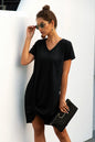 Short sleeve T-shirt dress - Shamarr Barquet 