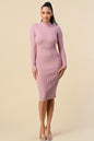 Ribbed Sweater Dress