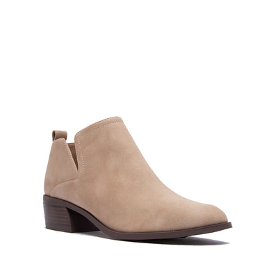 Taupe Me Flat Bootie